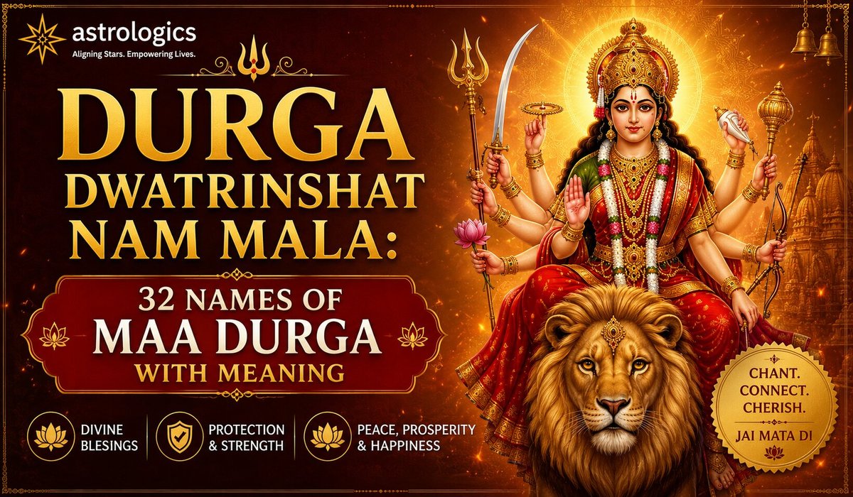 Durga Dwatrinshat Nam Mala: 32 Names of Maa Durga with Meaning