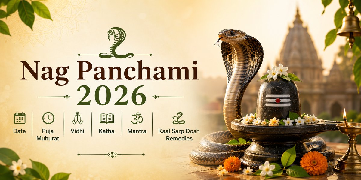 Nag Panchami 2026: Date, Puja Muhurat, Vidhi, Katha, Mantra & Kaal Sarp Dosh Remedies