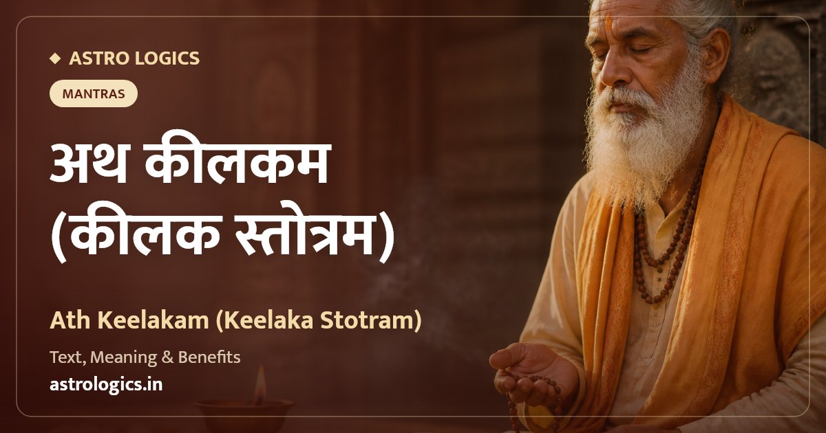 Ath Keelakam (Keelaka Stotram): Sanskrit Text, Meaning & Benefits