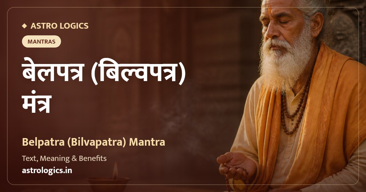 Belpatra (Bilvapatra) Mantra: Sanskrit Text, Meaning & Benefits