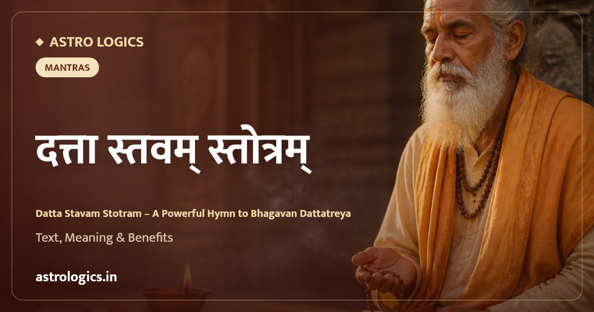 Datta Stavam Stotram: A Powerful Hymn to Bhagavan Dattatreya