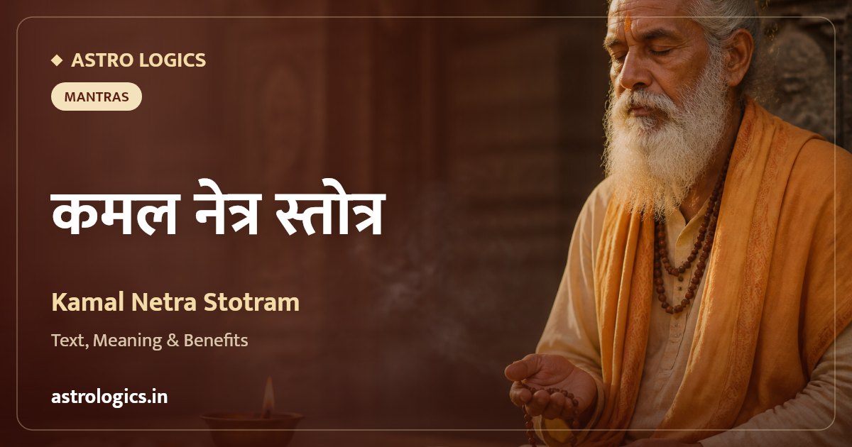 Kamal Netra Stotram: Devanagari Text, Meaning & Significance