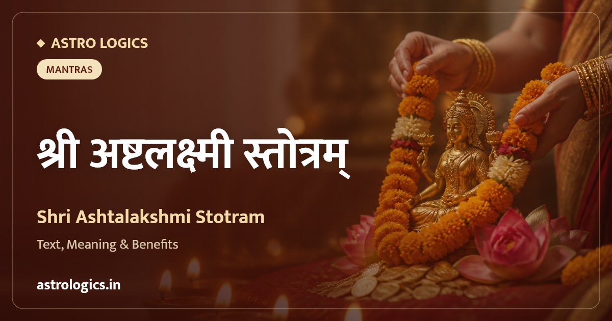 Shri Ashtalakshmi Stotram: Sanskrit Text, Meaning & Benefits