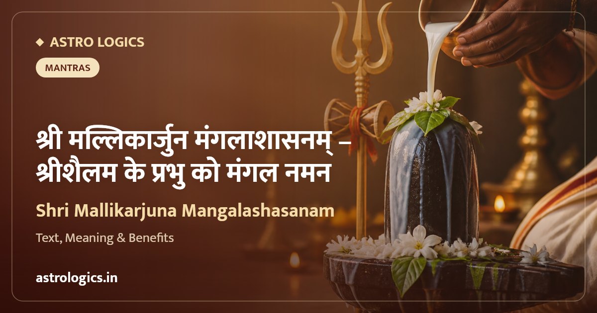 Shri Mallikarjuna Mangalashasanam: Auspicious Salutations to the Lord of Srisailam