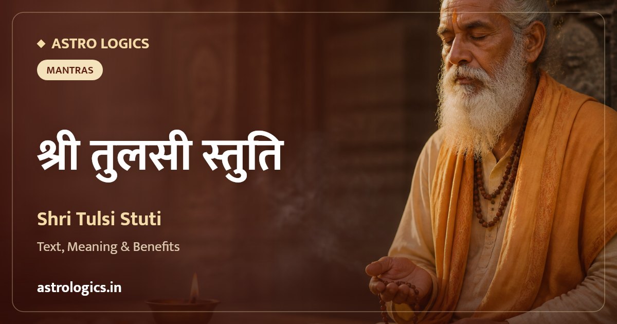 Shri Tulsi Stuti: Sanskrit Text, Meaning & Spiritual Benefits