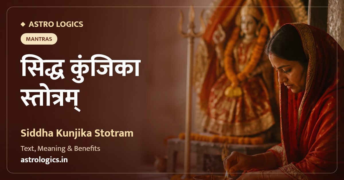 सिद्ध कुंजिका स्तोत्रम्: संस्कृत पाठ, अर्थ और लाभ