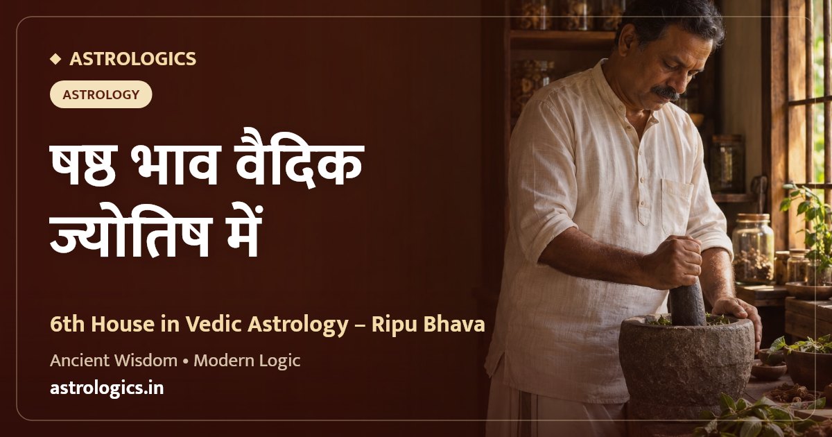 6th House in Vedic Astrology: Ripu Bhava - What It Rules and How to Read It