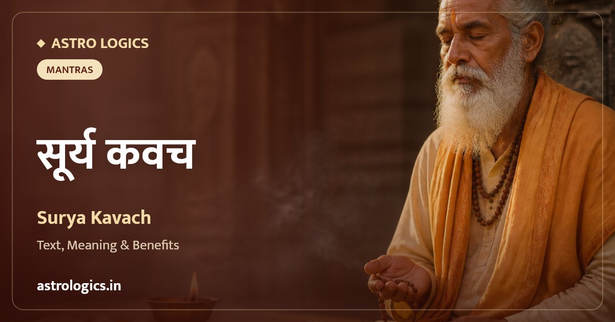 Surya Kavach: Sanskrit Text, Meaning & Benefits for a Strong Sun