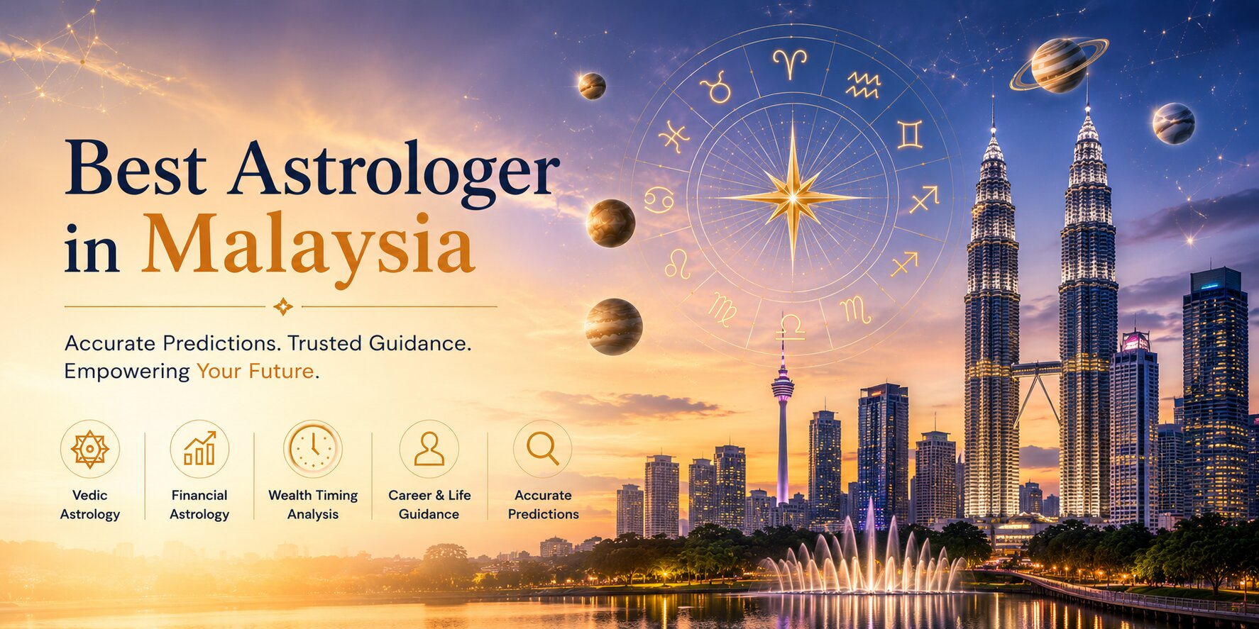 Best Astrologer in Malaysia - Astro Logics: talk to verified Indian Vedic astrologers online from Malaysia for Vedic, financial, wealth-timing and career guidance and accurate predictions.
