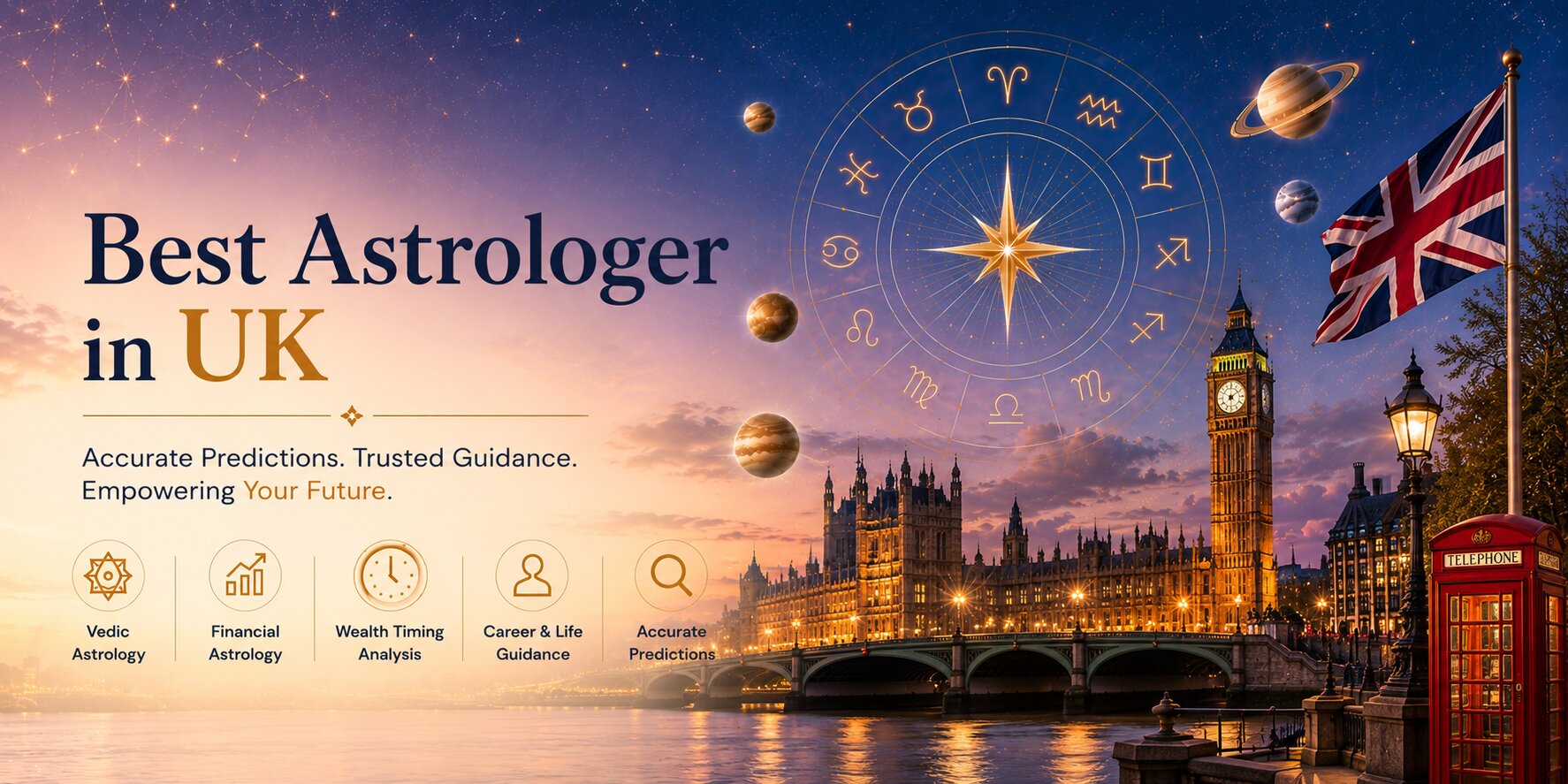 Best Astrologer in UK - Astro Logics: talk to verified Indian Vedic astrologers online from the UK for Vedic, financial, wealth-timing and career guidance and accurate predictions.