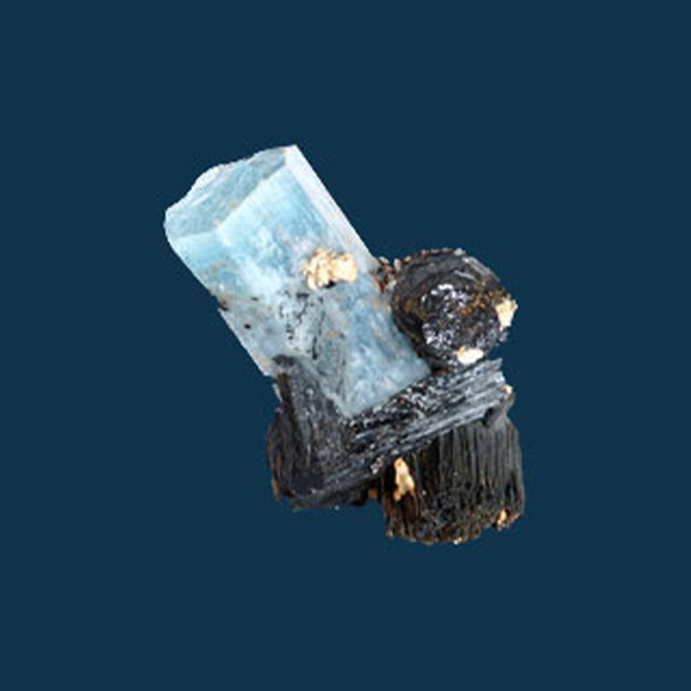 Black Tourmaline Healing Crystal Stones - 156 gm