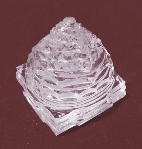 Certified Abhimantrit Indian Sphatik Shree Yantra