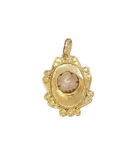 Ganesh Pearl (Moti) Star Shaped Pendant