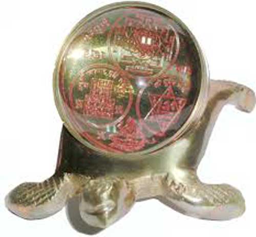 Shri Sampoorna Yantra on Tortoise