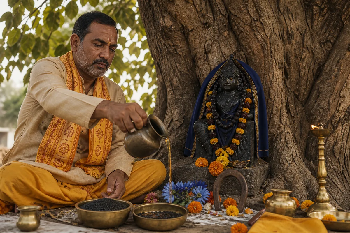 Shani Sade Sati Shanti Puja