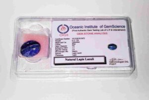 Certified Lapiz Lazuli Stone Natural Certified Stone