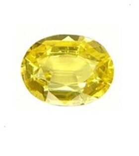 Yellow Sapphire Pukhraj Certified Natural Gemstone