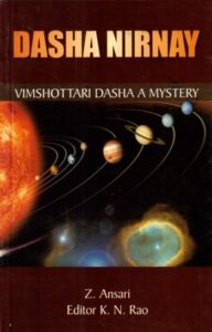 Dasha Nirnay Vimshottari Dasha A Mystery by Z. Ansari