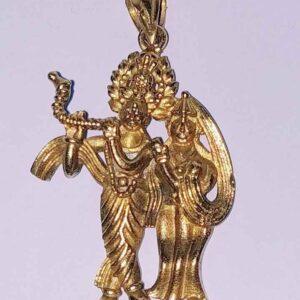 Abhimantrit Radhe Krishna Divine Love Locket in Metal – Genuine & Authentic Locket