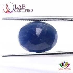 Blue Sapphire (Neelam Stone) Certified Gemstone