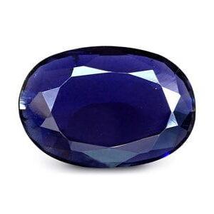 Certified Iolite Violetish (Neeli) Blue Gemstone, Natural & Genuine