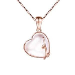 Crystal Transparent Heart Shape Pendant / Locket