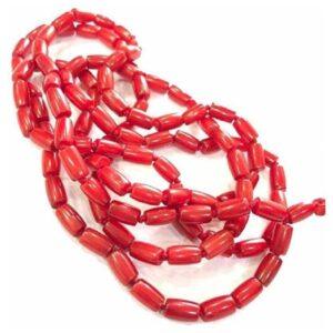 Natural Moonga Mala (Red Coral)