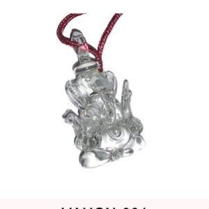 Hanging Vastu Crystal Ganesha - 8 cm