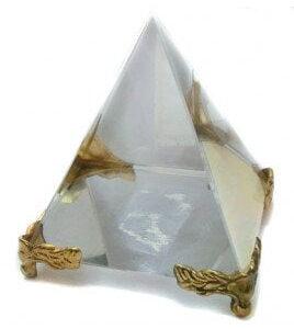 Crystal Pyramid on stand - 4 cm (PYCS-001)