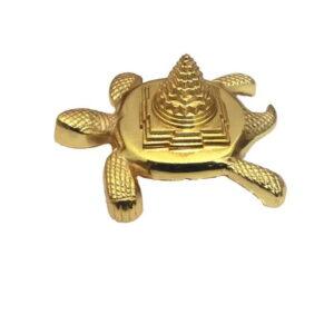 Sumeru Kachhap Sriyantra in Brass - 11cm (SRSK-002)
